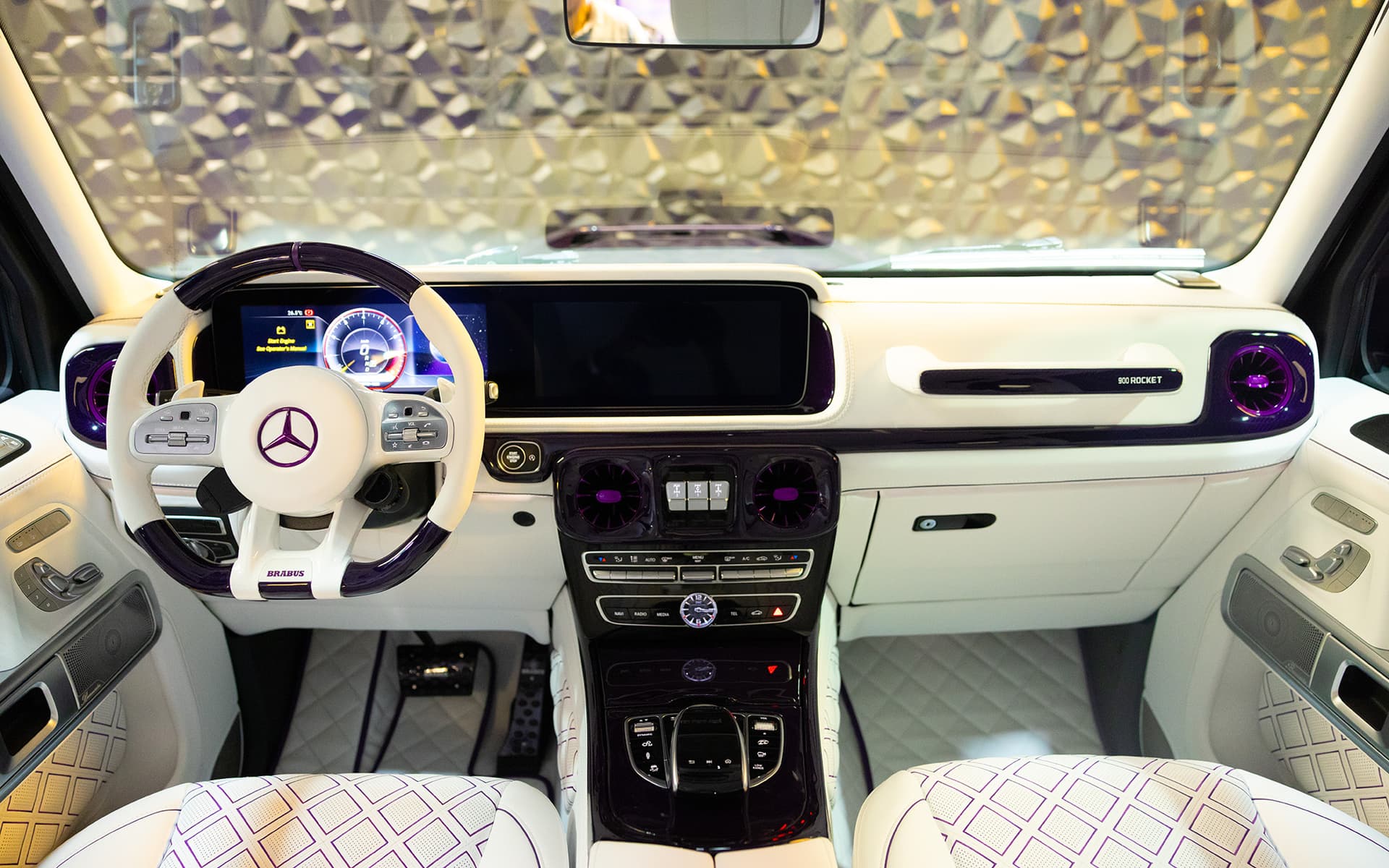 2022 Brabus Mercedes-AMG G 63 Rocket Edition 900 Purple & White 23