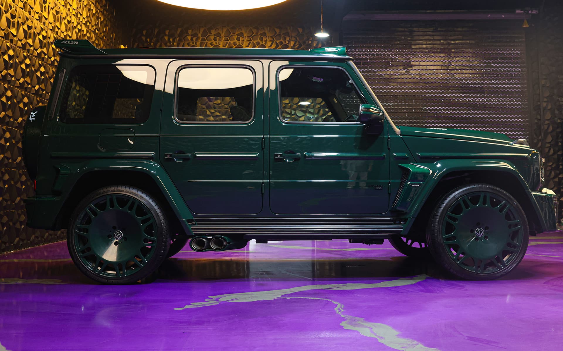 2026 Brabus Mercedes-AMG G 63 Dark Green & Dark / Green 4