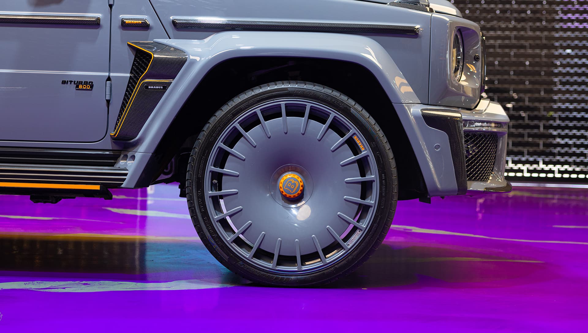 2023 Brabus Mercedes-AMG G 63 800 Grey & Orange 9