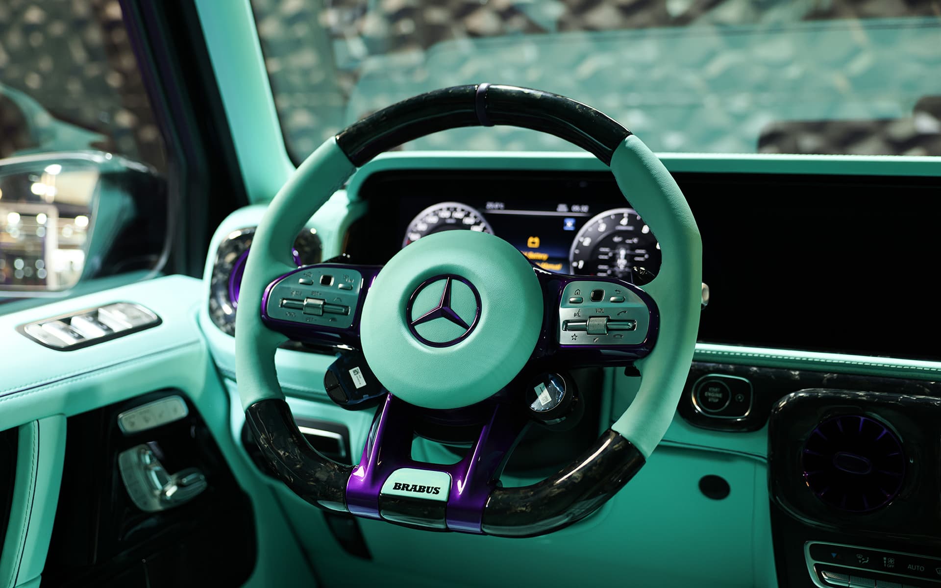 2021 Brabus 900 Rocket Edition Purple & Cyan 13