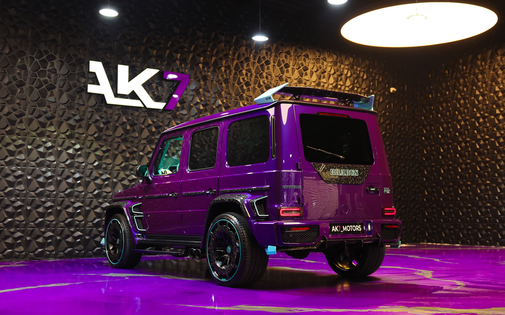 2021 Brabus 900 Rocket Edition Purple & Cyan 4