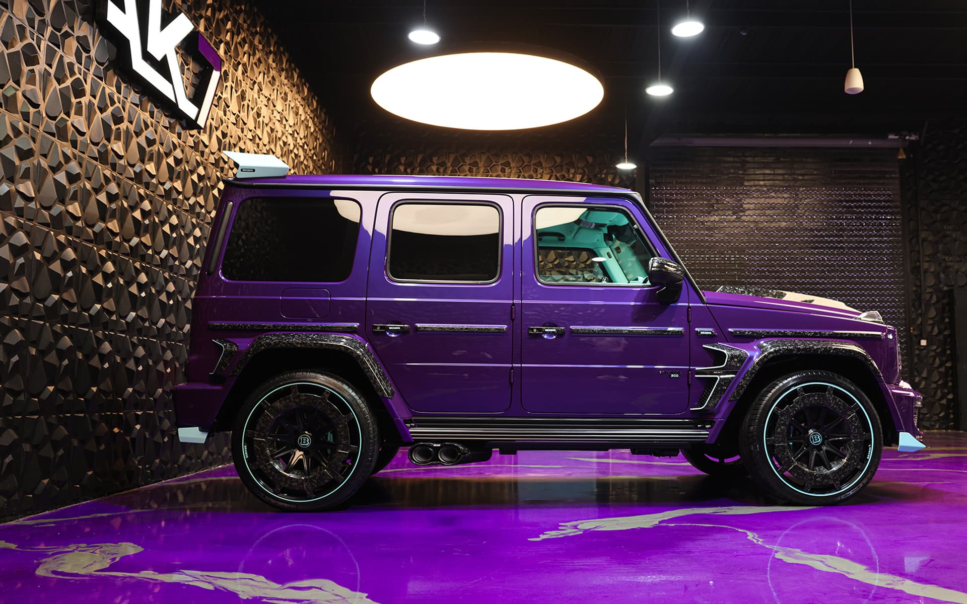 2021 Brabus 900 Rocket Edition Purple & Cyan 8