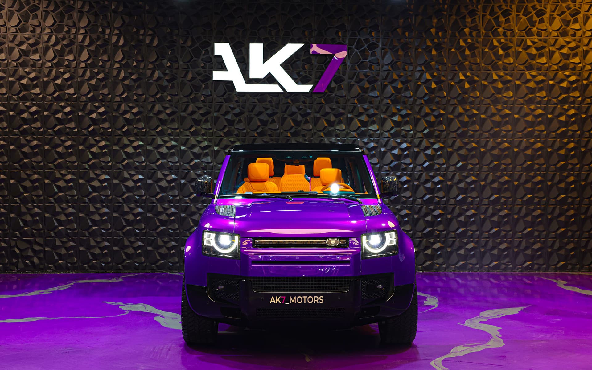 2022 Land Rover Defender 110 Convertible Purple 2