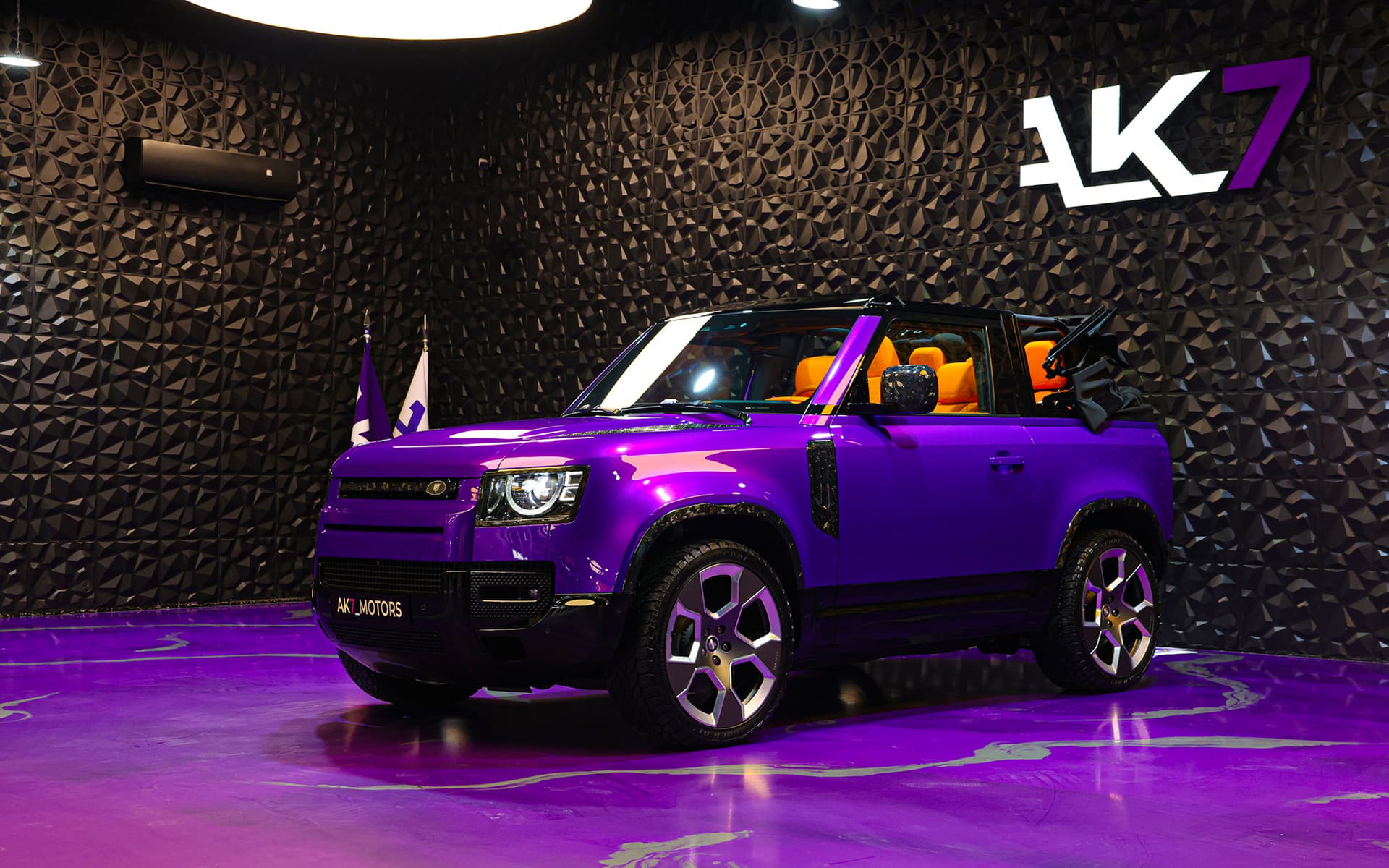 2022 Land Rover Defender 110 Convertible Purple 3