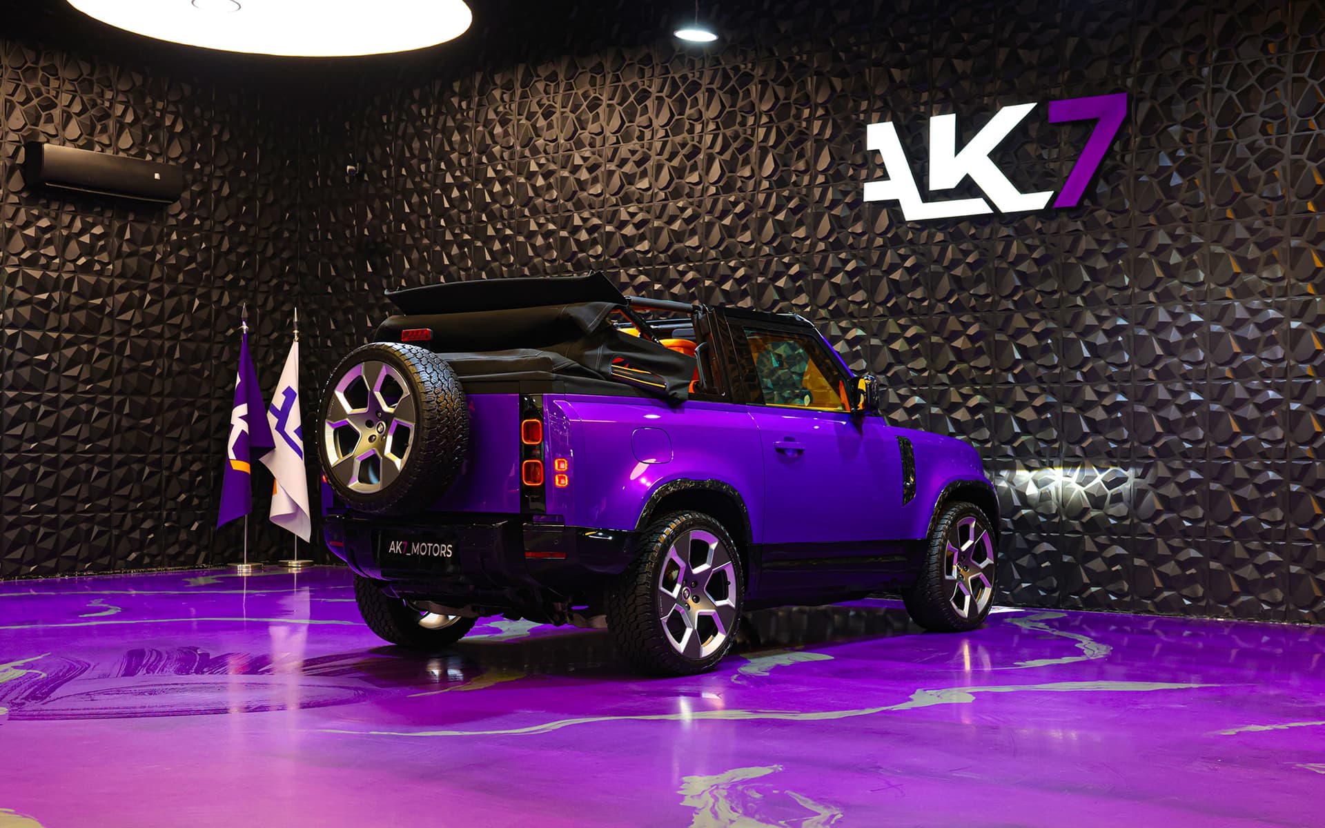 2022 Land Rover Defender 110 Convertible Purple 6