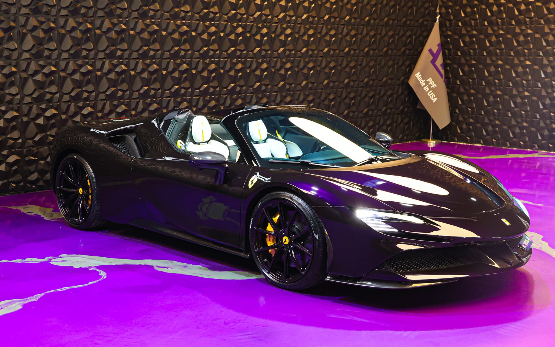 2022 Ferrari SF90 Coupe Hybrid 986 HP Purple & White